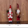 Год 2022 Рождественские украшения для дома 30 см Высылка Санта-Клауса Кукла Детские подарки Окна Украшения навидада Праздничный подарок 211104