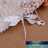 New Style 925 Sliver Dragonfly Pendant Necklace Fashion Jewelry For Women Daily Party Accessoried Engagement Trendy Gift Factory price expert design Quality