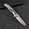 Высочайшее качество Высококольный Флиппер Складной Нож S35VN Камень Умывальник TC4 Титановый сплав + Обработка из углеродного волокна Шариковая подшипника Ножи
