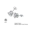 À la mode femmes classique brillant Zircon petit goujon couleur argent oreilles pour hommes mode cristal boucles d'oreilles bijoux en gros