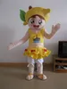 Хэллоуин лимон девушка талисман костюм высококачественный настроить мультфильм плюшевые аниме тема персонаж рождественские карнавал взрослых партия причудливый наряд