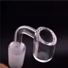 4mm d'épaisseur club banger clou de quartz sans dôme 10mm 14mm 18mm mâle femelle 90 45 degrés 100% réel Quartz Banger Nails pour dab rig bong