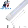 8ft LED V-formade LED-rör 4ft 5ft 6ft Cooler Door Integrated Tube Double Sides SMD2835 Fluorescerande lampor AC 85-265V