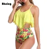 Plus Storlek Bikini Kvinnors Badkläder Kvinna Hög Midja Swimming Suit För Kvinnor Tankini Baddräkt Swim Wear Push Up Bikinis 210621