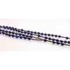 6mm Lapis Lazuli Kamienny Koralik Hematyt Dla Mężczyzn Kobiety Katolicki Chrystus Różaniec Krzyż Naszyjnik Drop