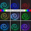 RGB-Spiralloch-LED-Wandleuchten-Effekt Wandlampe mit Fernbedienung bunt für Partybar-Lobby-KTV-Home-Dekoration