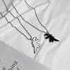 Designer Necklace Luxury Jewelry Hip Hop Dinosaur For Women Titanium Black White Chunky Pendant Cartoon Animal Summer Couple