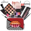 29 stücke Foundation Makeup Set Lidschatten Palette Eyeliner EyeBrown Mascara Körperlotion Make Up Pinsel Sets Pop001