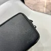 Designerskie torby na ramię Moda męska Czarna torba kurierska Wysokiej jakości portfele unisex Portmonetka na monety