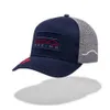 2021 Yeni F1 Formula Bir Takım Aynı Stil Spor ve Eğlence Açık Sert Üst Nakış Beyzbol Şapkası Feueed Cap Net Kap