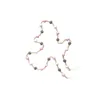 Décor de pépinière arc-en-ciel pompon perle créative chaîne de chanvre perles enfants décor à la maison naturel en bois perlé ornements suspendus 1603 B3