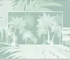 배경 화면 Papel de Parede 노르딕 열 대 식물 코코넛 나무 풍경 3D 벽지 벽화, 거실 침실 벽지 홈 장식