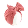 Младенец Faux Cashmere Turban Hat для девочек Симпатичные Спандекс Летные шапочки Шапки Baby Head Wraps Подарки Подарки Принадлежности для волос Аксессуары