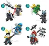 24pcs/set 4.5cm Minifig Toys Gifts Phantom Ninja Series Puzzle Building Build Build Minifigure Toy DG1002213