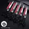 Hair Scissors Barber Shop 7 inch geïmporteerd roestvrij staal Japan 440c Professional Hairdressing Haircut Set