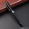 Mode Metalen Balpen Pen Zwart Olie Balpen Pennen Antislip Duurzaam Ballpoint Pen Schrijfbenodigdheden Reclame Gift Aanpassen XVT1776