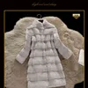 Coupe d'onde de qualité supérieure Réel véritable naturel pleine peau manteau de fourrure de lapin femmes veste de mode personnalisé toute taille T191118