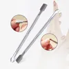 Nail Art Decorations 1PC Stainless Steel Double End Cuticle Spoon Pusher Remover Tool And Cleaner Prud22