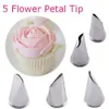 Nozzles Baking Tools Rose Cream Cake Decoration Stainless Steel Pastry Nozzle Decorating Tips Set Bakeware