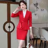 Professional Women's Suits Office Pants Two-piece Autumn Casual Ladies Jacket Female Work Clothes Interview Outfit 210527