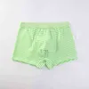 6pcs / lot mixColors boxer enfants sous-vêtements garçons boxer coton shorts étudiants culotte étudiant costume 2-12 ans 211122