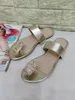 Damen-Sandalen, Designer-Schuhe, Diamant-Hausschuhe, flache Zehensteg-Zehenrutschen, Flip-Flops, Sommer-Pool-Bade-Sandale, RING-Reifen, kostenlose Party-Keilschieber