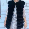 Vraie fourrure réel manteau de fourrure femmes naturel réel fourrure vestes gilet hiver survêtement femmes vêtements 211129
