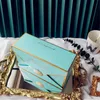 Stobag 5 stks hemelblauw handvat envelop vorm bruiloft verjaardagsfeestje decoratie speciale gift packaing papieren doos 210602