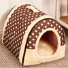 Cawayi Kennel Dog Pet House製品犬のベッド犬のための猫の猫小動物カマペロホンデンマンドパニエチエンレゴウィスコDLA PSA 210915