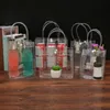 Storage Bags PVC Tote Bag Plastic Transparent Gift Packaging Portable Toiletry
