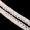 Decoration Vintage Ivory Lace Handmade Rustic Cotton Fabric Flag Wedding Bunting Banner Celebration Party Bunting Banners Decor Y201015