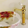 gold single faucet