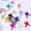 100pcs Pull Bow Gift Ribbons Flower Wrappers For Wedding Events Birthday Decoration Happy New Year Christmas Gifts Decoration Y0827