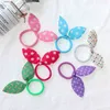 10 sztuk Cute Rabbit Ear Ring Girl Guma Band Elastyczne Zespoły Do Włosów Baby Headwear Koreański Dzieci Akcesoria Do Włosów Ozdoby