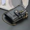Wallets High Quality Men's Wallet Genuine Leather Short Male Multi-card Purse Zipper Poucht Retro Three Fold Chain Money Bag