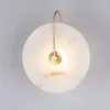 Modern Marble Led Wall Lamp Personality Home Wall Decoration Lampshade LED Lighting Fixture for Home Decor Bedroom Gold Lamps 210724