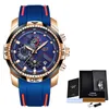 LIGE Watches Men Business Watches Orologio Uomo Silicagel Band Wristwatch Quartz Watch Zegarek Meski Reloj Hombre Man Gift 210527