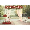 50/100 cm DIY casamento flor arranjo de parede suprimentos seda peônias rosa flor artificial linha decoração de ferro do casamento arco do arco Y200104