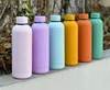 17oz 500ml Flask Sports Water Bottle Double Walled Stainless Steel Vacuum Insulated Mugs Travel Thermos Custom Matte Colors sxjun6