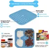 Hyper Pet IQ Treat Mat Dog Lick Mat Fun Alternative to Slow Feeder Dog Bowls Pet Puzzle Toys Food Grade Silicone Dog Anxiety Relief DEC633