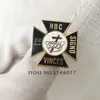 10pcs Whole Malta Cross Knights Templar Commandery Masonic Lapel Masons Hard Enamel Brooch masonry Pin Badge