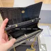 Mini Vrouwen Avond Schoudertassen Ontwerpers Krokodil Zandloper Cross Body Chain Bag Lady Alligator Purse Luxe Bakken Brief Pailletten Leuke hoge kwaliteit