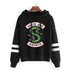 Dunkriverdale Hooded Sweatshirts South Side Serpents Hot Sale Hoodie Riverdale Women Long Sleeve Pullover Hoodie Casual Clothes 201204