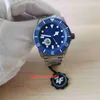 ZF Watch Super Version 42mm Pelagos 25600 25600TB Lunetta in ceramica Acciaio inossidabile Quadrante blu ETA 2824-2 Movimento meccanico automatico Orologi da uomo