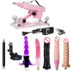 Akkajj könsmöbler med tryckmaskinpistoler med flera vuxna leksaker för kvinnor (rosa)