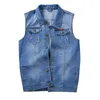 Vestes pour hommes Veste Homme Waistcoat Hommes Veste de veste de jean Jeans Summer Fashion Casual Phin22