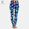LetSpind New Magic Design Fomens Leggings Banns High Wiast Plus Size Polyester Women Sexy Fitness Leggings 201014