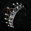 Pinces à cheveux Barrettes 2022 Wedidng Baroque gros strass cristal perlé bandeau diadème mariée couronne luxe mariage coréen ornements