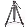 Tripodlar Progo Jieyang JY0508 JY-0508 5kg Profesyonel Kamera Tripod Video Tripod/DSLR Sıvı Kafa Sönümleme Toptan Loga22