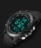 Outdoor Sport Uhr Männer Wecker 5Bar Wasserdicht Militär Uhren LED Display Shock Armee Grün Digital relogio